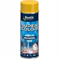 BOSTIK Super Color Acrylic Brzosušeći akrilni lak u spreju, žuti, 400 ml