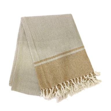 TISECO HOME STUDIO Bež pamučni stolnjak , 250 x 150 cm