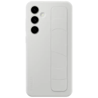 SAMSUNG Maskica za Galaxy S24 FE, silikonska sa stalkom i remenom, siva 