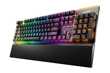 BE QUIET! Gaming tipkovnica Light Mount Silent Linear, mehanička, USB, QWERTY US raspored, RGB osvjetljenje, crna