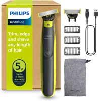 PHILIPS električni brijač i trimer OneBlade 360 Face s 2 oštrice i 3 nastavka