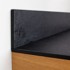 KOLM HPL radna ploča za kupaonicu za ormarić 90 cm, 91 × 47 cm, sa zidnom pločom 18 cm, Crna
