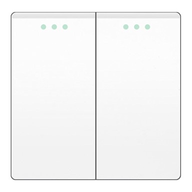 Modul za dvostruko tipkalo, bijeli