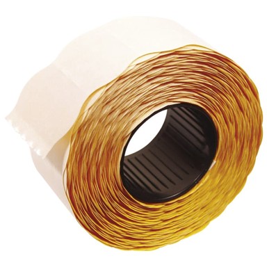PRINTEX Etikete u roli 26x16 mm oble dvoredne 36 rola narančaste