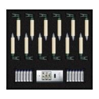 KRINNER Set dekorativnih lampica Lumix Superlight Mini, 12 kom