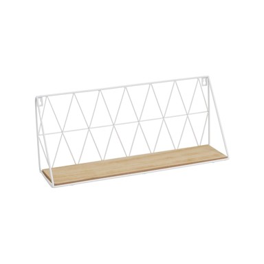 CASA SELECCIÓN Bijela/u prirodnoj boji polica 48 cm
