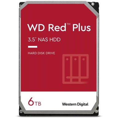 WESTERN DIGITAL Tvrdi disk Red Plus WD60EFPX, 6TB, 5400RPM, 256MB