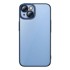 BASEUS Maskica, iPhone 14 Plus, Glitter Transparent, kaljeno staklo, plava