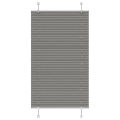 Roleta plisirana, 80x150 cm, širina tkanine 79,4 cm, antracit
