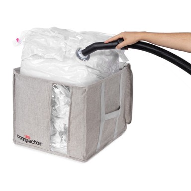 COMPACTOR Siva vakuumska kutija za skladištenje Oxford, 125 l