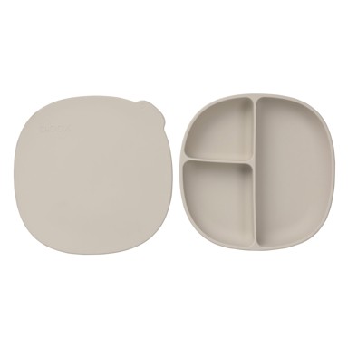 B.BOX Silikonski tanjur + poklopac Latte BX101646
