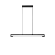 EMERY Visilica NL9214230, LED, TRIAC prigušljiva, IP20, 20 W, 3000 K, staklo, crna