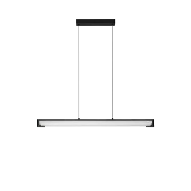 EMERY Visilica NL9214230, LED, TRIAC prigušljiva, IP20, 20 W, 3000 K, staklo, crna
