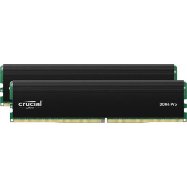 CRUCIAL Radna memorija PRO, DDR4-3200, Kit 32GB 2x16GB, UDIMM CL22 (8Gbit/16Gbit)