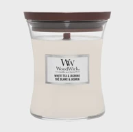 WOODWICK Svijeća classic mini White Tea & Jasmine