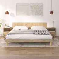 Noćni ormarići 2 kom, 40x35x47 cm, sonoma hrast