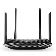 TP-LINK Router AC-1200, 802.11a/b/g/n/ac, Dual Band Gigabit Archer C6 Ruter, 4 x 10/100/1000 LAN + 1 10/100/1000 WAN, 4 antene, bežični