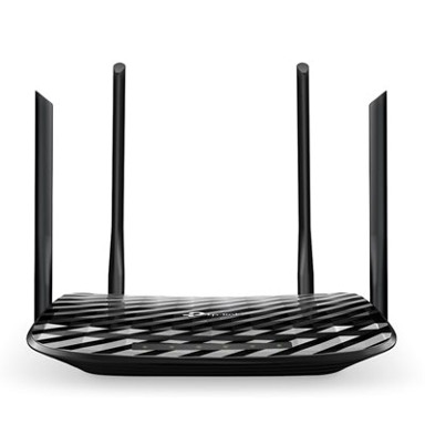 TP-LINK Router AC-1200, 802.11a/b/g/n/ac, Dual Band Gigabit Archer C6 Ruter, 4 x 10/100/1000 LAN + 1 10/100/1000 WAN, 4 antene, bežični