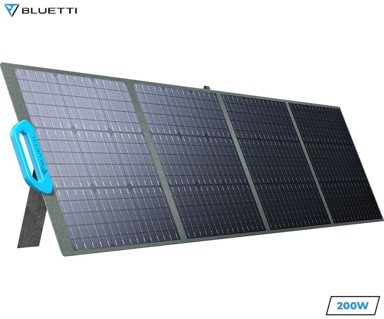 BLUETTI Solarni panel PV200, 200W, 23,4%, sklopivi, prijenosni, stalak, vodootporan, ručka