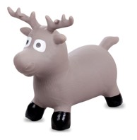 Skakalica jelen, gumena, bež, 52 cm