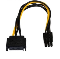 AKYGA Adapterski kabel SATA na PCI-E 6 pin AK-CA-30, 15 cm