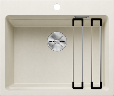 BLANCO Sudoper ETAGON 6 InFino SILGRANIT inox nosači, bez dalj. upr. - nježno bijeli