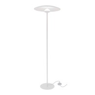 CANDELLUX LIGHTING Bijela LED stojeća svjetiljka s metalnim sjenilom (visina 140 cm) Lund 