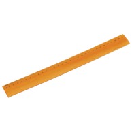 Ravnalo PVC 30 cm fleksibilno narančasto