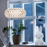 FOSCARINI Viseća svjetiljka Caboche Media R7 V.10 m, prozirna