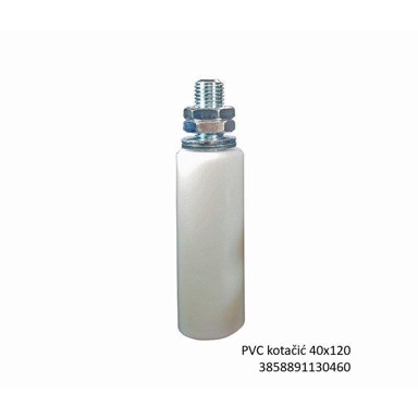 PVC kotačić 40x120