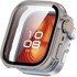 GS Zaštitna maskica s kaljenim staklom za Huawei Watch Fit 4, titanijsko-narančasta