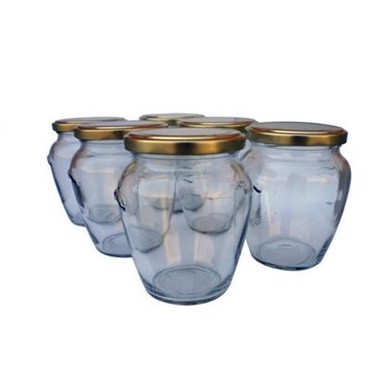 VETRO Staklenka Amfora 580 ml + poklopac 6/1