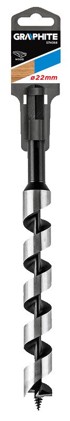 GRAPHITE Spiralno svrdlo za drvo, 22 x 250 mm
