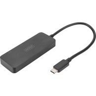 DIGITUS 3-portni MST video hub USB-C/3x DisplayPort 4K/60Hz
