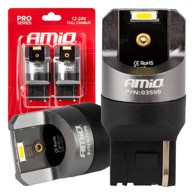 AMIO LED žarulja W21W 7440, CANBUS, 2xSMD, 12V/24V, bijela