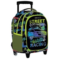 CONNECT Školski ruksak s kotačićima Street Racing