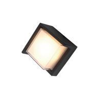 GREEN TECH Zidna rasvjeta LED OHIO IP65 6W 3000K, crna
