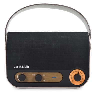 AIWA Prijenosni radio i zvučnik, FM, USB, AUX, Bluetooth, vintage stil