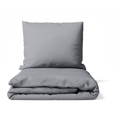 BONAMI ESSENTIALS Posteljina Basic 200x200 cm za bračni krevet od mikrosatena Siva