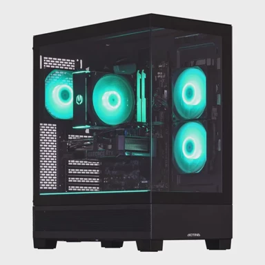 ACTINA Stolno računalo Gaming GameOn / AMD Ryzen 5 5600, 16 GB, 1 TB SSD, AMD Radeon RX 7600 8 GB, bez operativnog sustava, crna