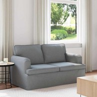 Sofa metalna 142 x 80 x 85 cm, svijetlo siva