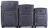 WINGS Set kofera 6802, 3 kom (L, M, S), 2 kotača, CODURA 1200D, tamno siva