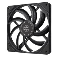 SILVERSTONE Računalni ventilator SST-AS140B Air Slimmer, 140mm, PWM, crni