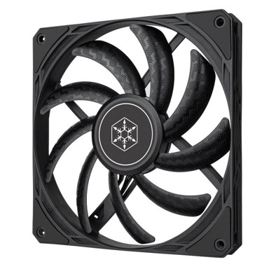 SILVERSTONE Računalni ventilator SST-AS140B Air Slimmer, 140mm, PWM, crni