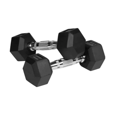 REBEL ACTIVE gumirane HEX bučice RBA-2325-02.5, 2 x 2,5 kg