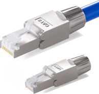 LOGILINK Oklopljeni montažni RJ45 konektor Cat.8.1/Cat.6A, 40 Gbit/s