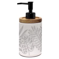 DOUCEUR D'INTÉRIEUR Bijeli keramički dozator sapuna 46 ml Amber 