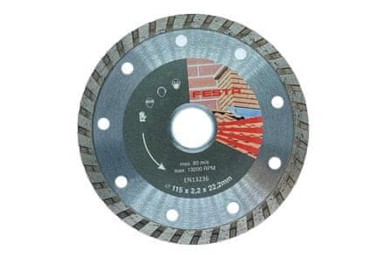 FESTA Dijamantna oštrica turbo 115x22,2 mm, srebrna