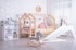 Krevet u obliku kućice deluxe, 140 x 200 cm, ladica, noge: bez nogu, Barijere: Prednja
