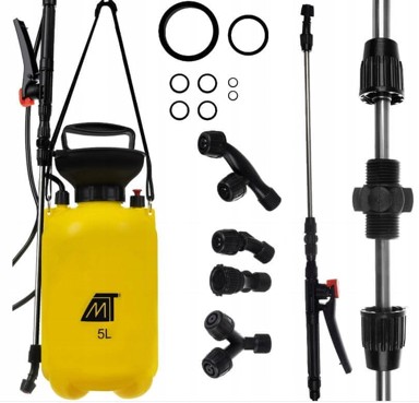 MALATEC Ručni sprej 5 l teleskopska šprica + 4 mlaznice